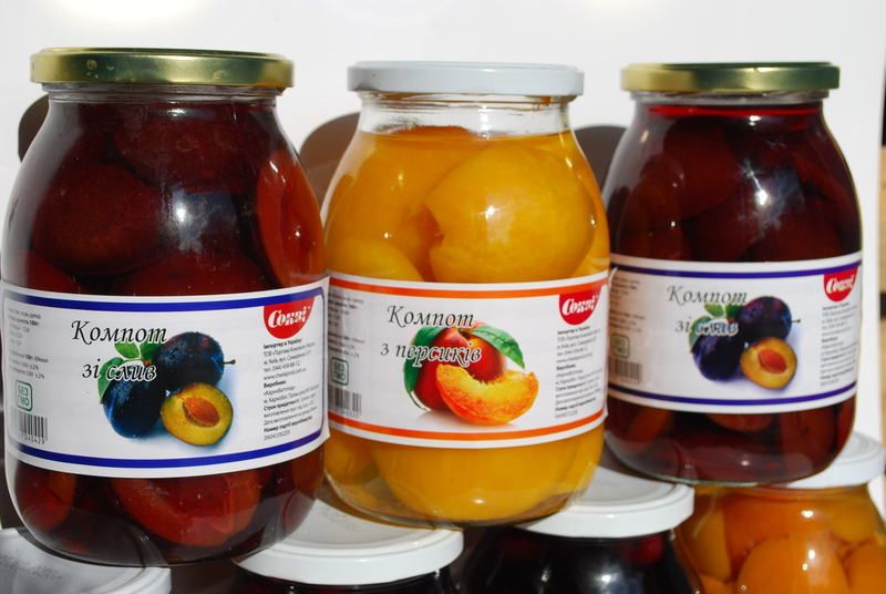 Şuruplu konserve meyveler