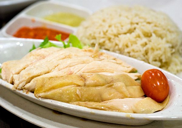 45. Pilavlı tavuk, Singapur